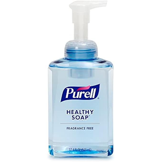 Purell BRAND HEALTHY SOAP GENTLE & FREE FOAM, FRAGRANCE-FREE, 515 ML HAND SOAP TABLE TOP PUMP BOTTLE (PACK OF 4) - 5016-04 - Image 5
